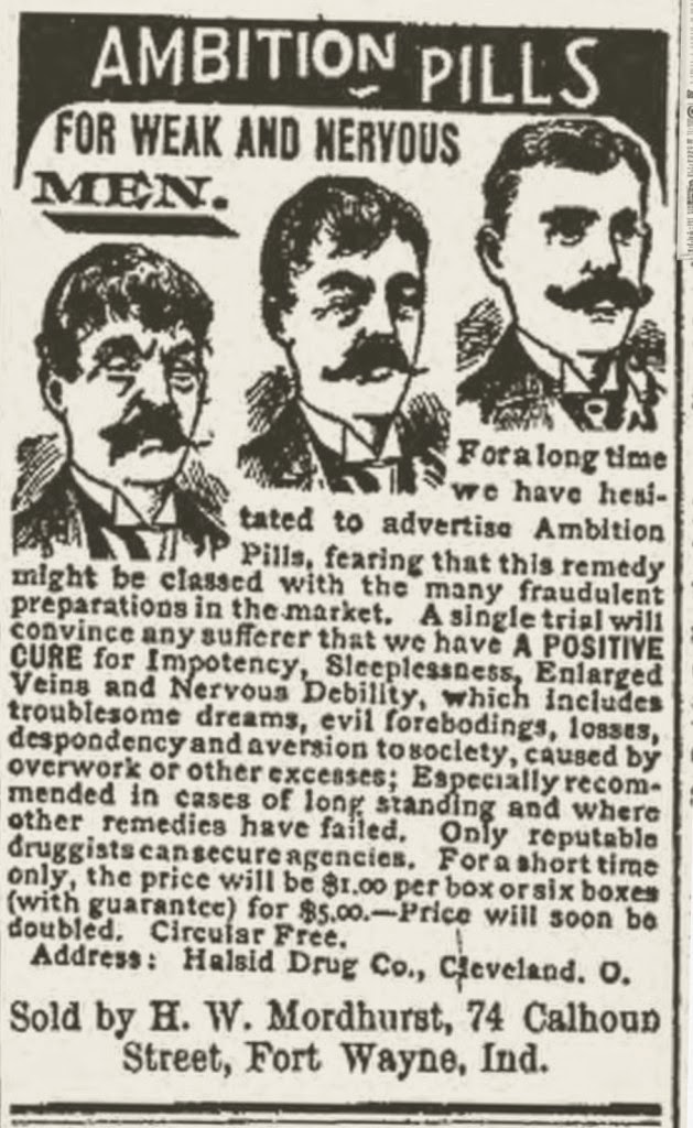 Ambition Pills: The 19th Century ‘Wonder Supplement’…