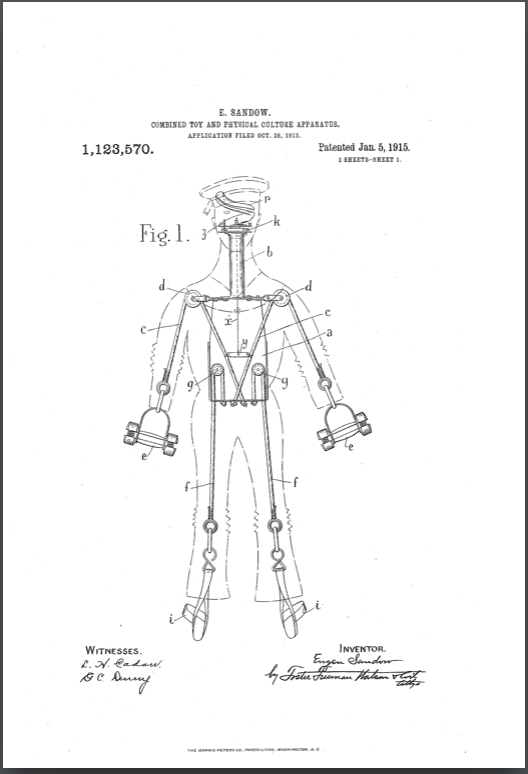 Eugen Sandow’s Combined Toy and Physical-Culture Apparatus (1913)